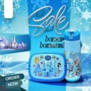 water bottle with lunch box