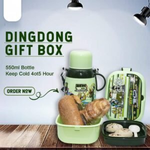 water bottle with lunch box