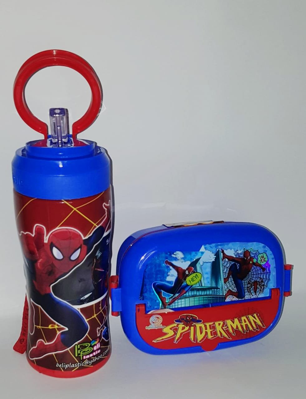 water bottle with lunch box