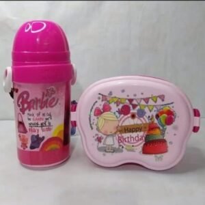 water bottle with lunch box