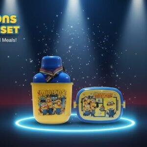 lunch box with bottle